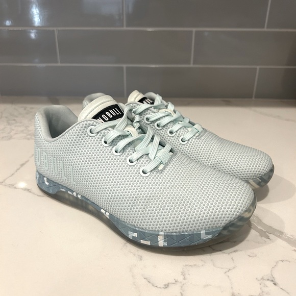 NOBULL SuperFabric Crossfit Trainer Shoes Sneakers Light Blue Women's US 7 - Picture 1 of 9